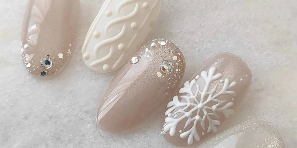 【人気ネイルデザインTOP10】冬コーデを軽やかに見せる♡ヌーディーネイル|2025